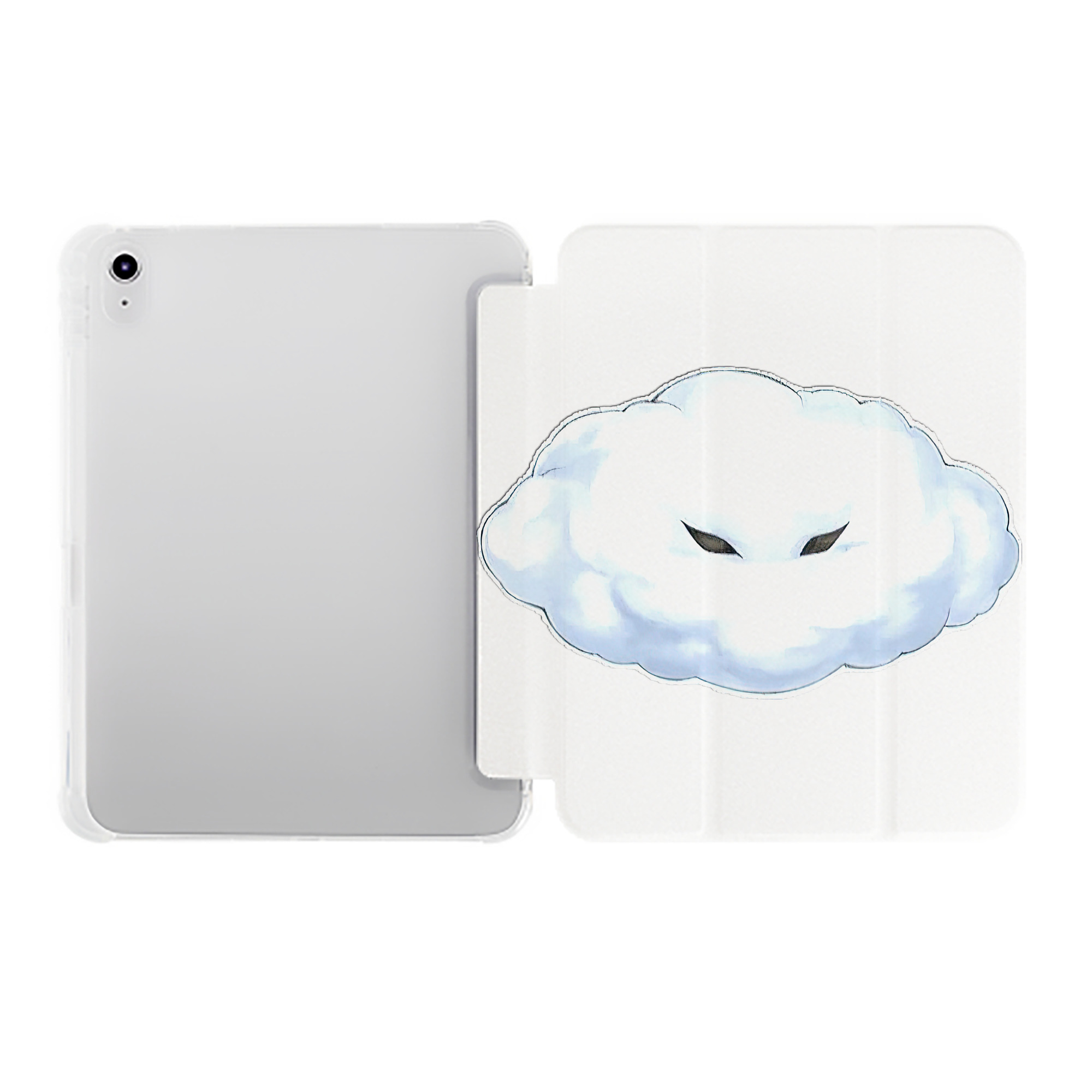 （画像用） 遊☆戯☆王 Yu-Gi-Oh! IPad ケース ペン収納付き 三つ折りスタンド PUレザー×シリコン 対応機種9.5/10.5/10.9インチ